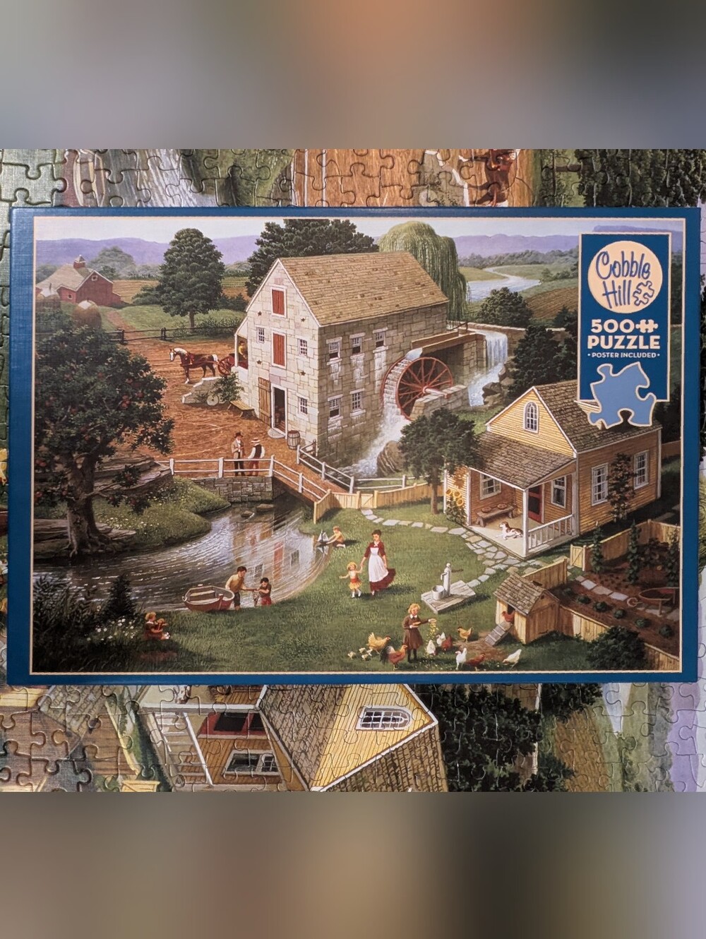 Cobble Hill "Four Star Mill" 500-Piece Jigsaw Puzzle